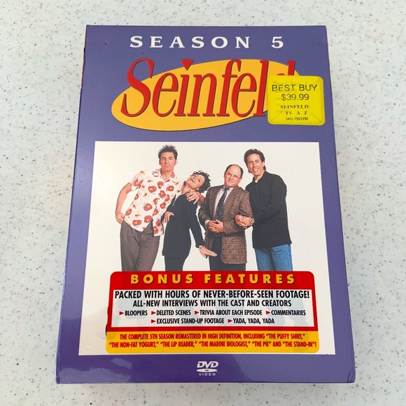 New Seinfeld Season Five DVD 22 Episodes - Picture 1 of 5